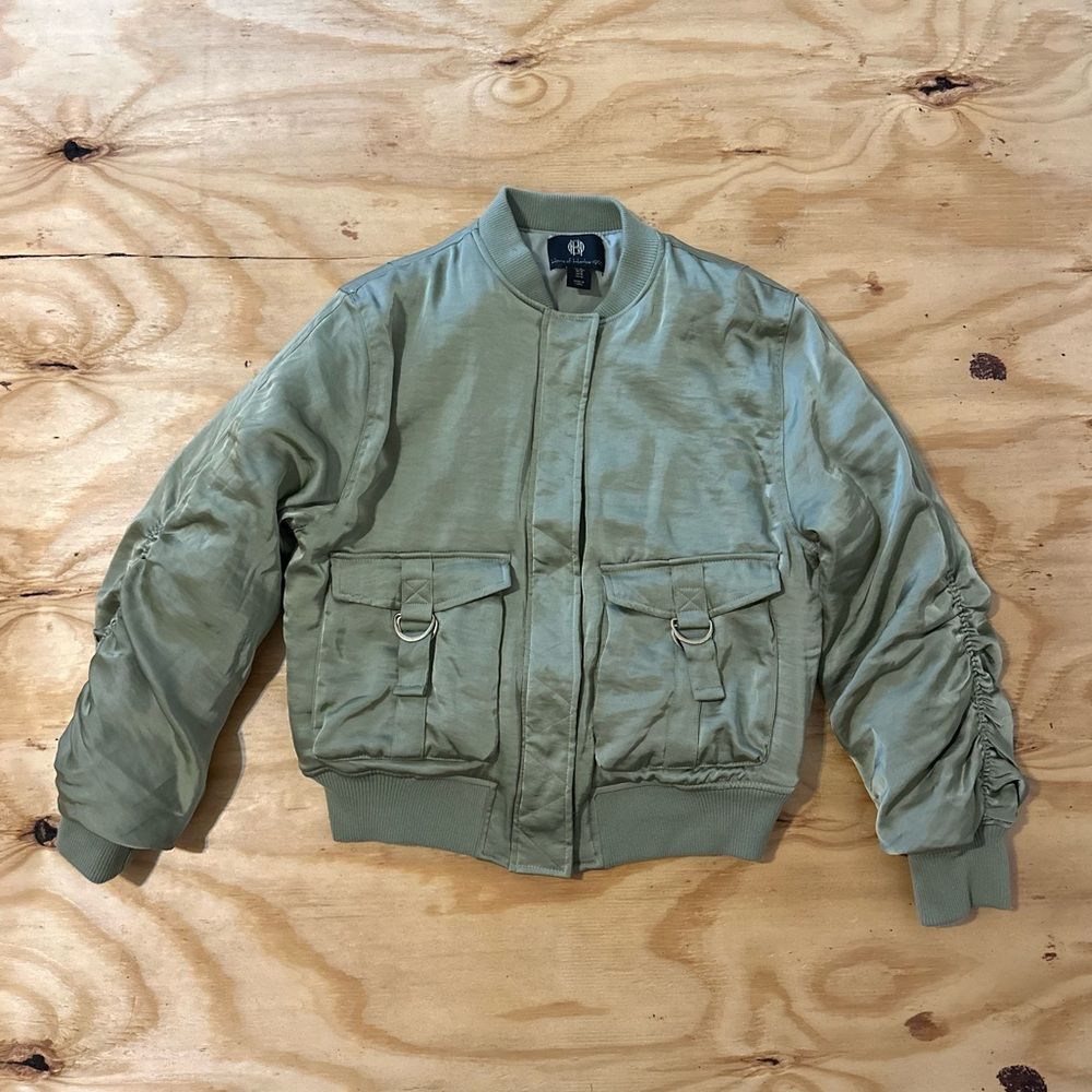 House of Harlow 1960 Sage Bomber Jacket Medium